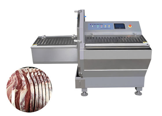 Large Beef Frozen Meat Slicer Hard Meat Slicing Equipment 280pcs/min