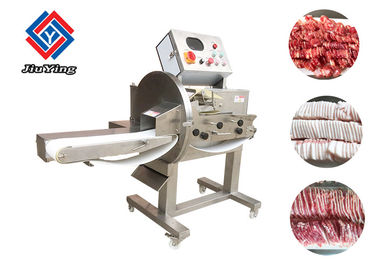 Conveyor Type Meat Processing Equipment Pork Beef Sausage Cutter 380V