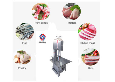 Desktop Type Meat Processing Machine / Frozen Fish Meat Bone Saw Cutting Machine