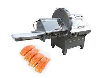 Thickness Adjustable Frozen Fish Fillet Cutting Machine Capacity 200pcs / Min