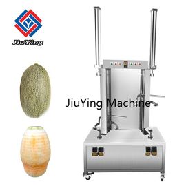 Melon / Pineapple Peeler Machine With Double Head 2kw Capacity 500-600pcs/h