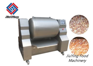1~2 Roll Barrels Meat Processing Machine , Vacuum Chicken Tumbler Machine 7500w