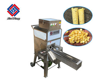 Fresh Sweet Corn Thresher Machine With Conveyor Chain Automatic High Efficiency