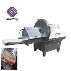 Automated Frozen Fish Slicer Machine / Industrial Sausage Cutting Equiment