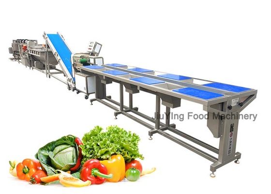 Industrial 140mm/s Vegetable Processing Machines With Cutting Washing Dewatering