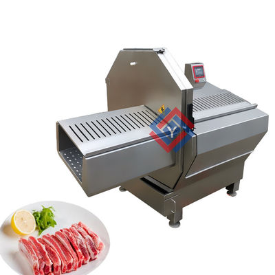 3 Phase 30mm Adjustable Frozen Meat Slicer Fully Automatic