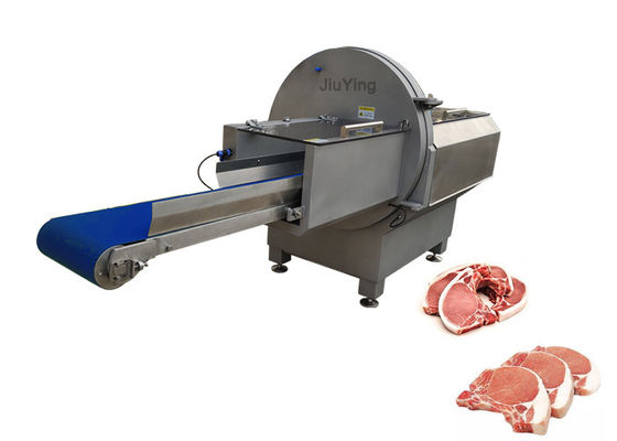 Blue Conveyor Industry Meat Slicer Machine With Portion System