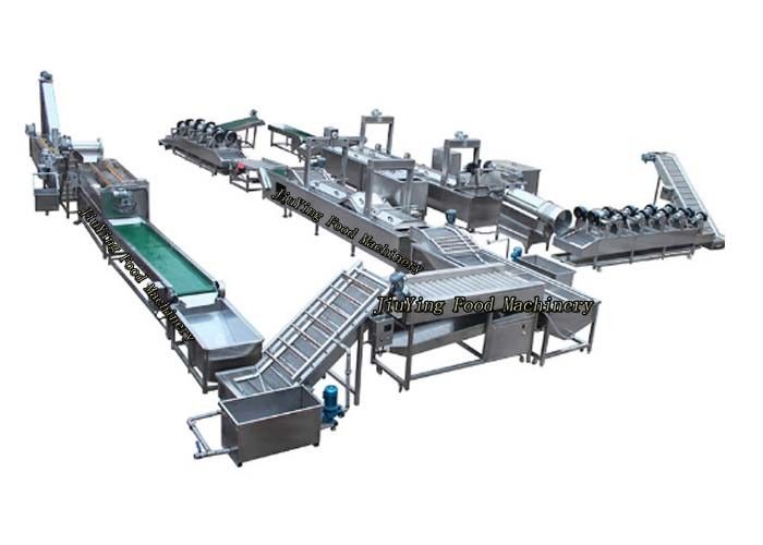 Fully Automatic Potato Crisp Chips Making Machine Capacity 502000kg/h