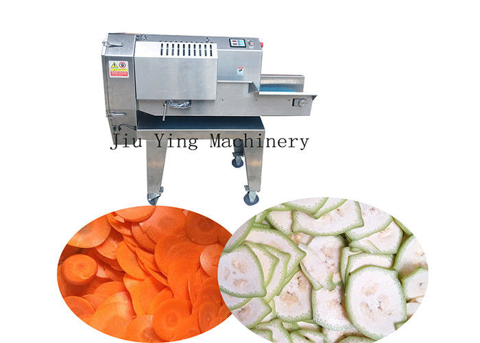 2.25kw 1500KG/H Vegetable Processing Equipment Adjustable Cutting Size