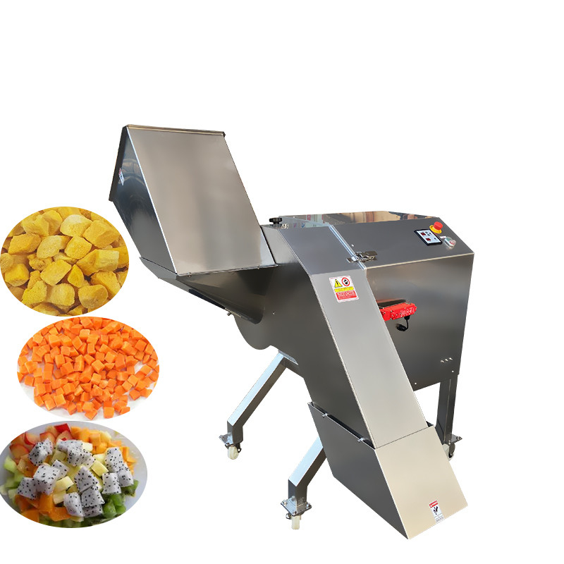 Industrial Root Vegetable Dicer Machine Fruit Tomato Onion Aloe Potato