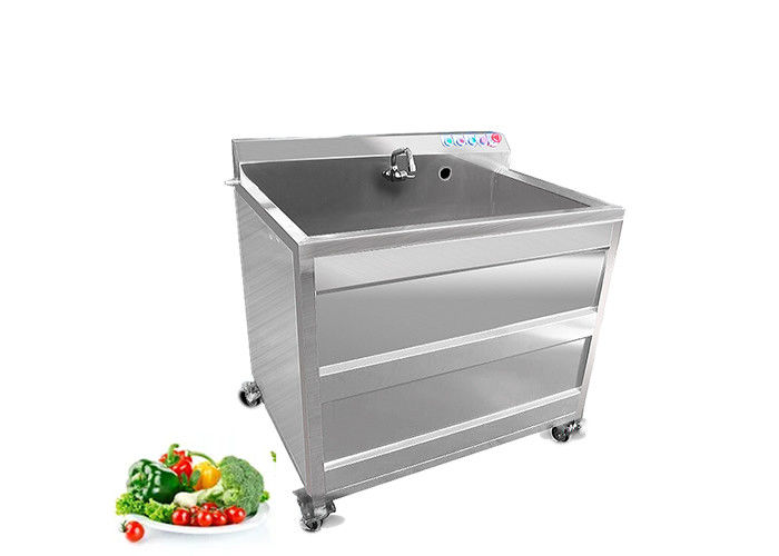 Stainless Steel Canteen / Bubble Vegetable Washing Machine 200300kg/H
