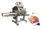 Cooked Meat Processing Machine , Beef Slicing Cutting Machine With Neatly Discharge