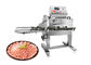 Cooked Meat Processing Machine , Beef Slicing Cutting Machine With Neatly Discharge