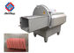 Ham Cooked Meat Slicer Fish Processing Machine With Conveyor Adjustable
