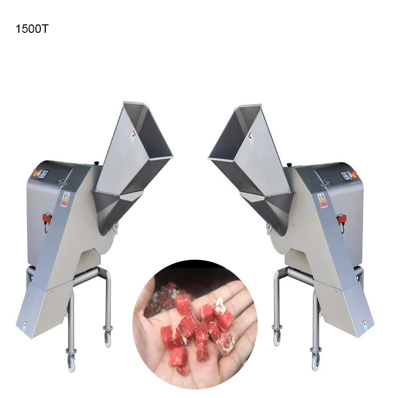 3000KG/H Meat Processing Machine 3d Frozen Beef Dicing Machine