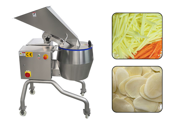 SUS 304 1000KG/H Vegetable Processing Equipment Centrifugal Potato Slicer And Shredder