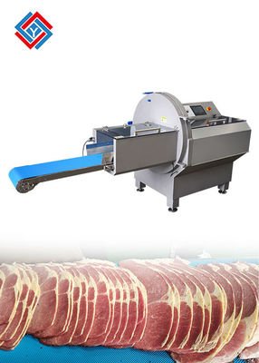 Large Feeding Inlet 250mm Width Heavy Duty Industrial Frozen Beef Meat Slicer Machine