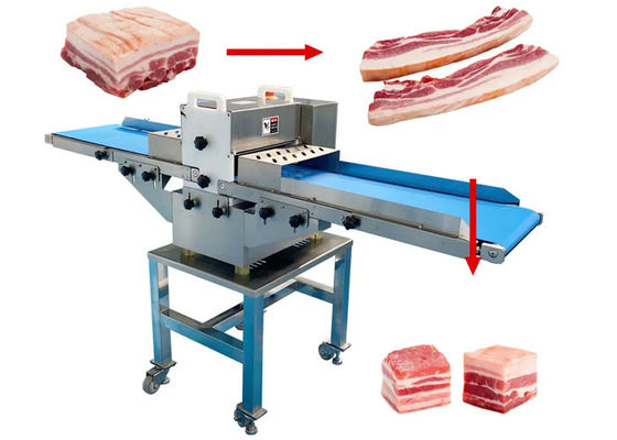 Meat Products Processing Slicing And Dicing Machine For Farm Restaurants Automatic Cutting