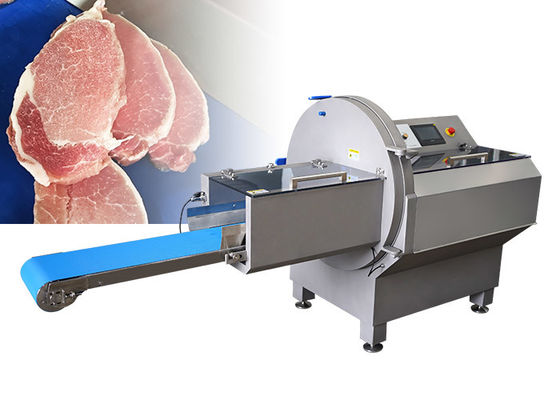 Industrial JY-25K Electronic Horizontal Meat Slicer With Conveyor Belt Outlet