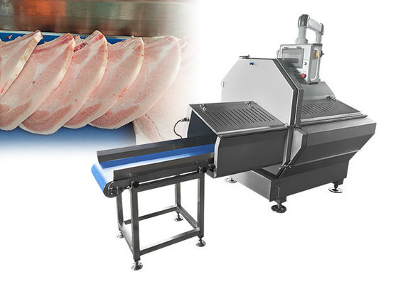 Large Horizontal Frozen Meat Slicer Machine With Portion Function To Slicing Beef Pork And Bacon