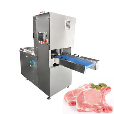 JYD-2550 Automated Meat Bandsaw Pork Chop Cutting Machine With Conveyor Belt Outlet