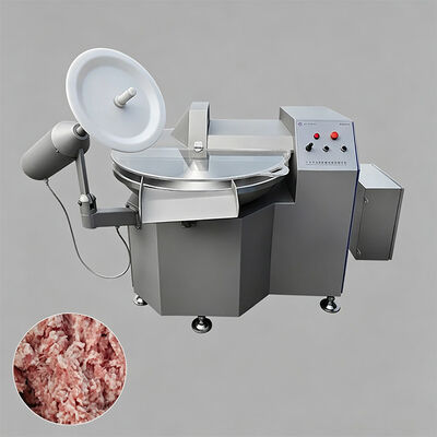 80Liter High-Speed Bowl Cutters with Automatic unloader for vegetable and Meat Processors