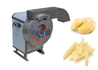 220V 380V Voltage Potato Chips Cutting Machine / Stainless Steel Potato Cutter