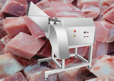 1000kg/H Chicken Breast Cutter Cube Frozen Pork Meat Dicer One Year Warranty