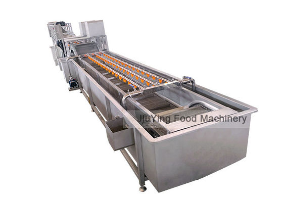 Stainless Steel Bubble 13.8KW Vegetable Fruit Washing Machine