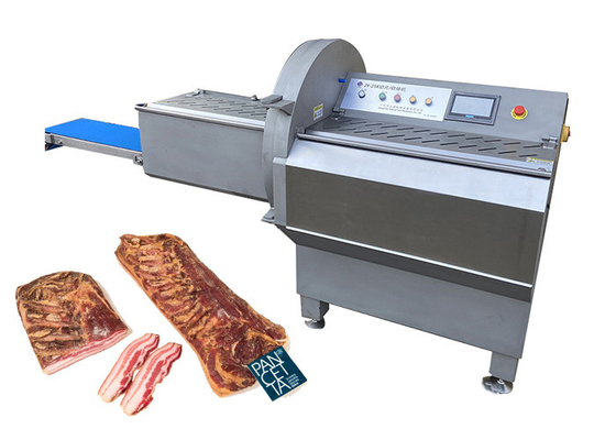 Smoked Bacon Pancetta Meat Slicing Machine 200pcs / Min