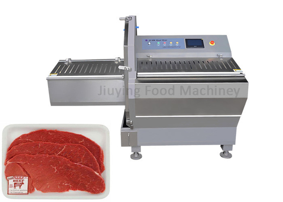 SUS 304 Industrial Meat Slicer 360mm Width Inlet Halal Frozen Boneless Beef Buffalo Cutting Machine