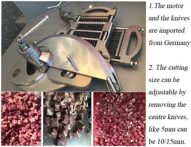 Frozen Meat Fish Dicer Dicing Machine Cutting Machine Meat Cutter