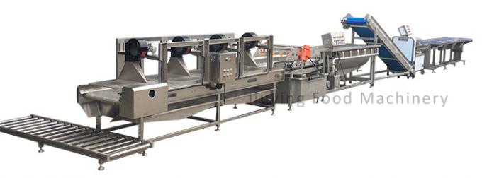 4.8KW Vegetable and Fruit Washing Machine with 1000KG/H Capacity