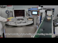 Rotating Style Commercial Gas Flushing Food Sealing Packing Machine With 6 Trays