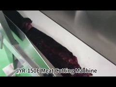 Industrial Beef Jerky Meat Slicers With Conveyor Belt Outlet